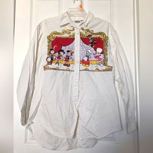 Vintage Pinocchio button down